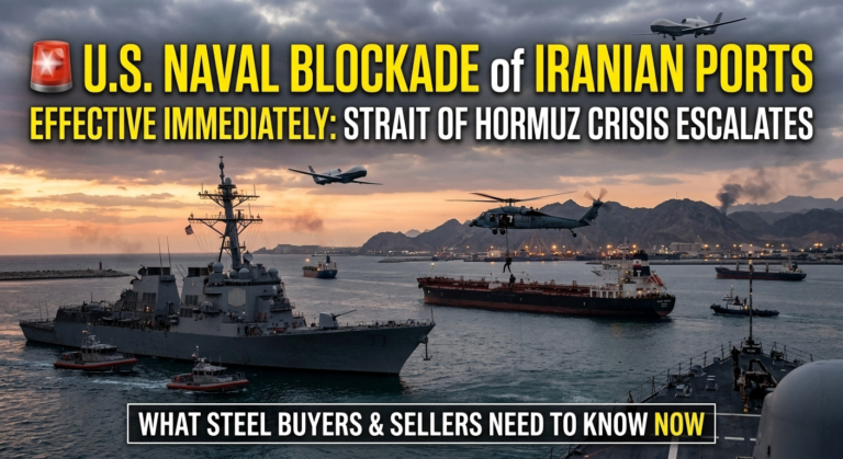 US Naval Blockade – Steel Market Impact Guide