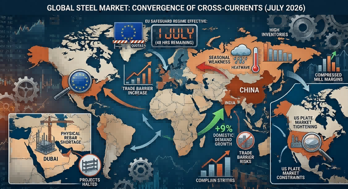 Weekend Steel Intelligence Briefing: EU Safeguard Countdown, Demand Weakness, and Regional Price Divergence